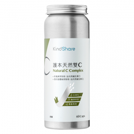 護本天然雙C 60顆/罐