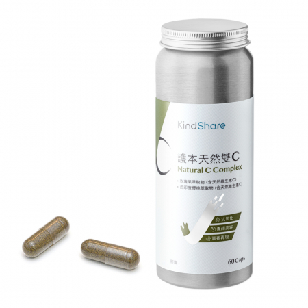 護本天然雙C 60顆/罐